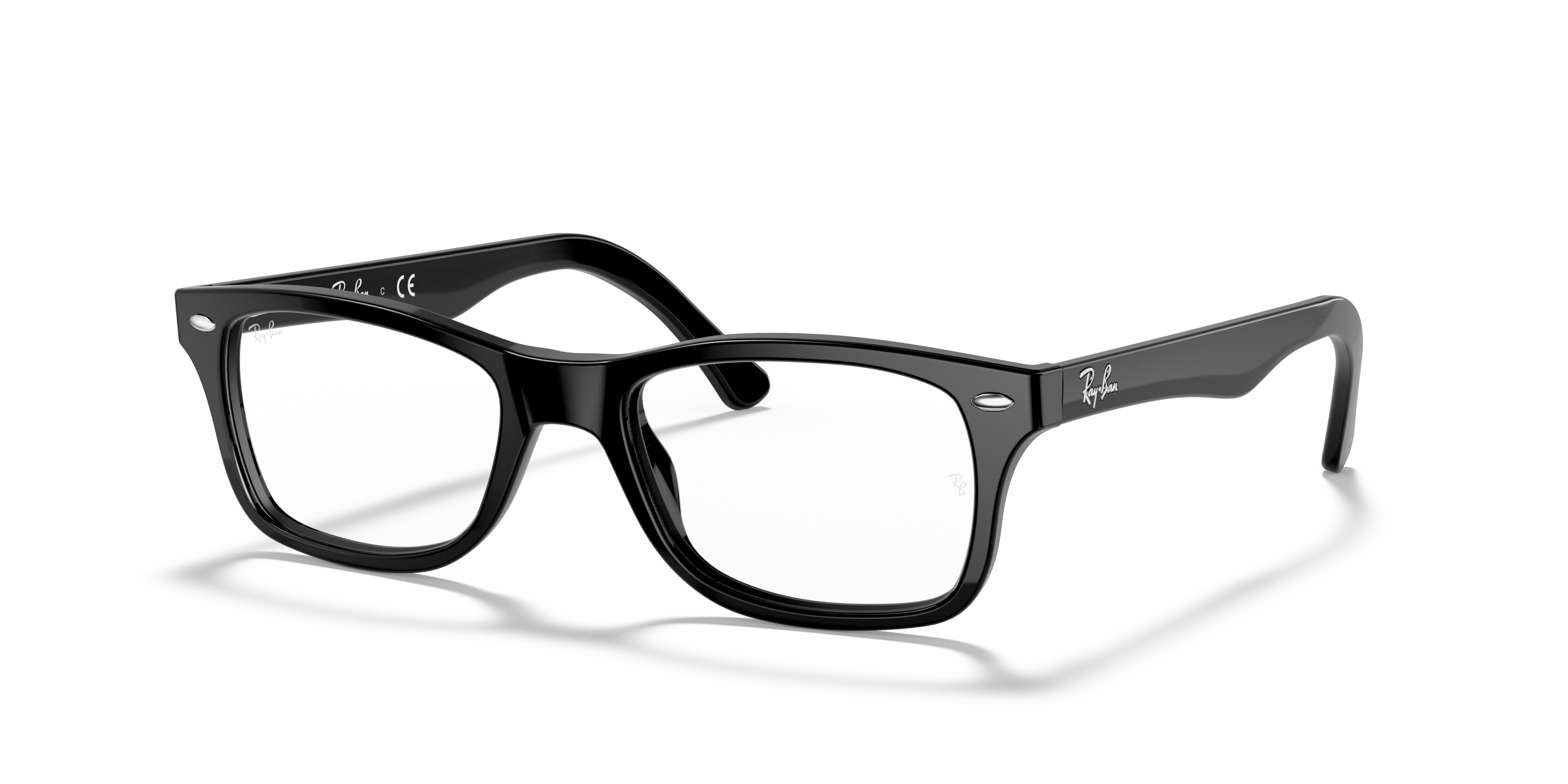 RB5228 Black AcetateEyeglass Frames for Glasses Direct, Angle View
