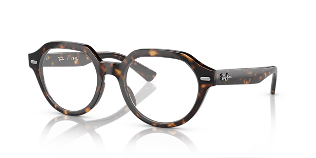 RB7214 Havana PlasticEyeglass Frames for Glasses Direct, Angle View