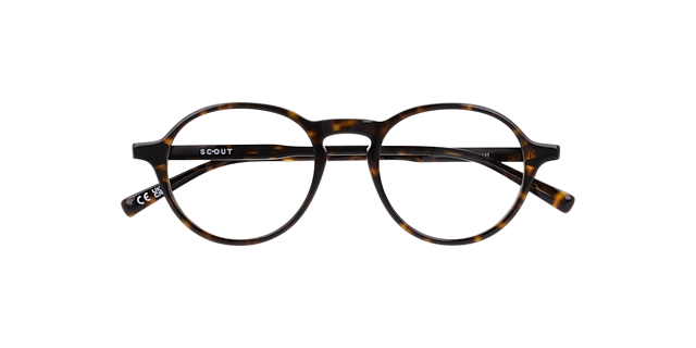 Mackenzie Havana Brown AcetateEyeglass Frames for Glasses Direct, Closed View