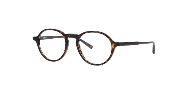 Mackenzie Havana Brown AcetateEyeglass Frames for Glasses Direct, Angle View