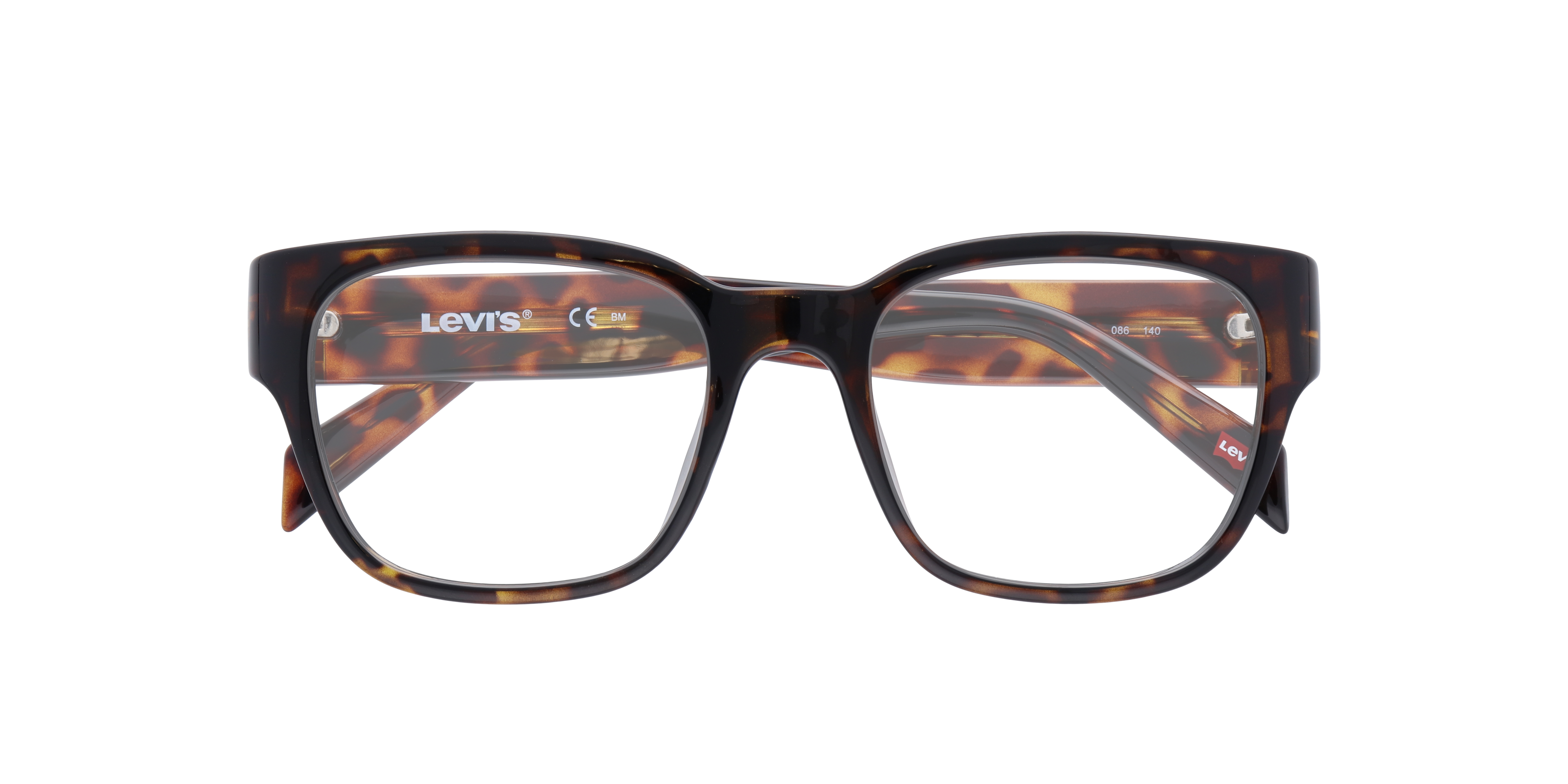 LV 1047 Tortoise PlasticEyeglass Frames for Glasses Direct, Closed View