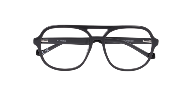 Maxwell Grey PlasticEyeglass Frames for Glasses Direct, Closed View