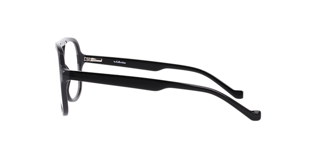 Maxwell Grey PlasticEyeglass Frames for Glasses Direct, Side View