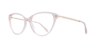 Fifi Crystal Nude AcetateEyeglass Frames for Glasses Direct, Angle View