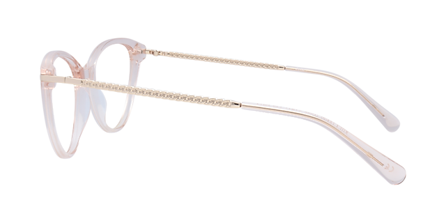Fifi Crystal Nude AcetateEyeglass Frames for Glasses Direct, Side View