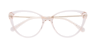 Fifi Crystal Nude AcetateEyeglass Frames for Glasses Direct, Closed View