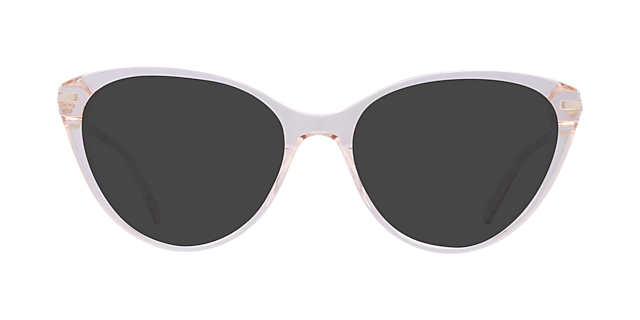 Fifi Crystal Nude AcetateEyeglass Frames for Glasses Direct, with Tinted Lenses