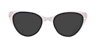 Fifi Crystal Nude AcetateEyeglass Frames for Glasses Direct, with Tinted Lenses