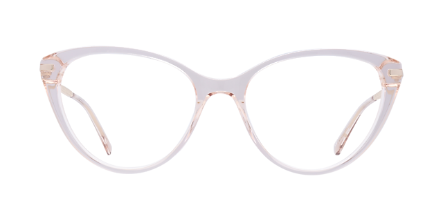 Fifi Crystal Nude AcetateEyeglass Frames for Glasses Direct, Front View