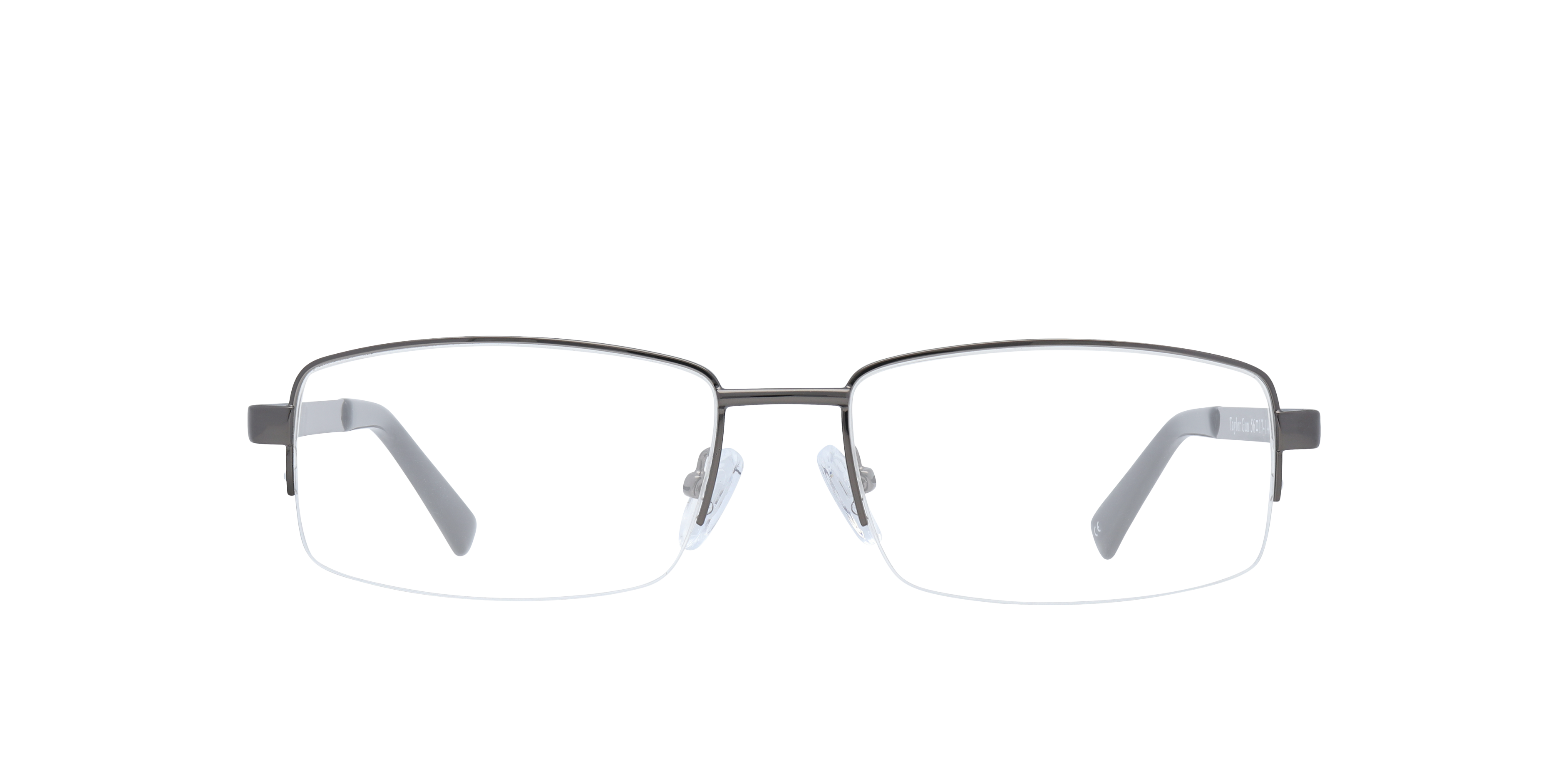 Taylor Gunmetal MetalSunglass Frames for Glasses Direct, Front View