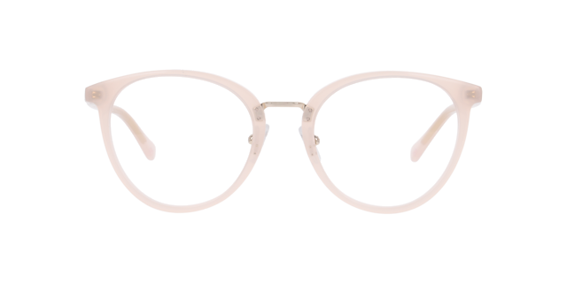Nina Milky Pink AcetateEyeglass Frames for Glasses Direct, Front View