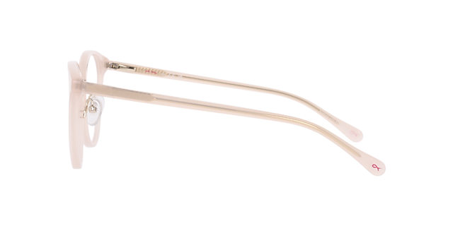 Nina Milky Pink AcetateEyeglass Frames for Glasses Direct, Side View