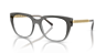 DG5087 Gradient Black PlasticEyeglass Frames for Glasses Direct, Angle View