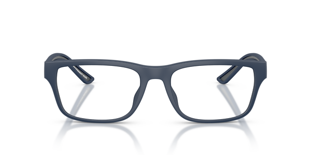 EA3276U Rubberized Matte Blue PlasticEyeglass Frames for Glasses Direct, Front View