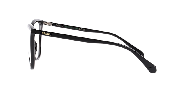 PLD D579 Black PlasticEyeglass Frames for Glasses Direct, Side View