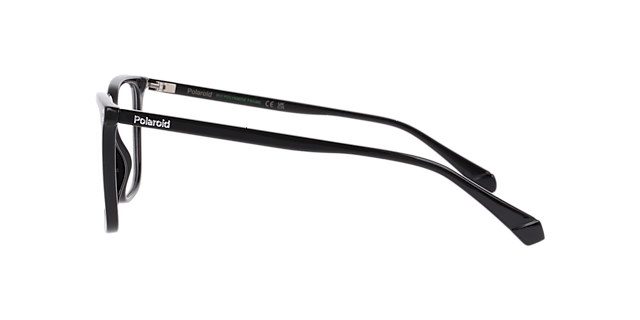 PLD D580 Black PlasticEyeglass Frames for Glasses Direct, Side View