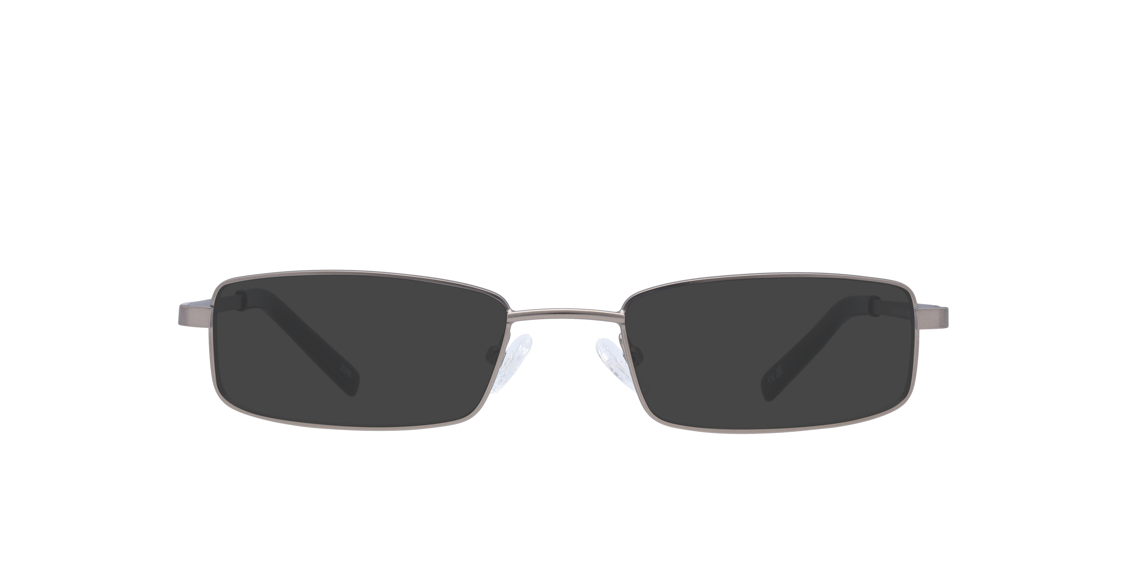 Gordan Matte Gunmetal MetalEyeglass Frames for Glasses Direct, with Tinted Lenses