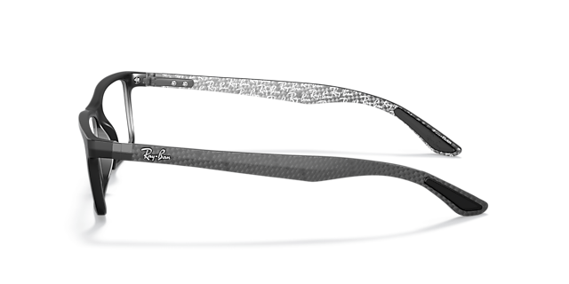 RB8901 Black PlasticEyeglass Frames for Glasses Direct, Side View