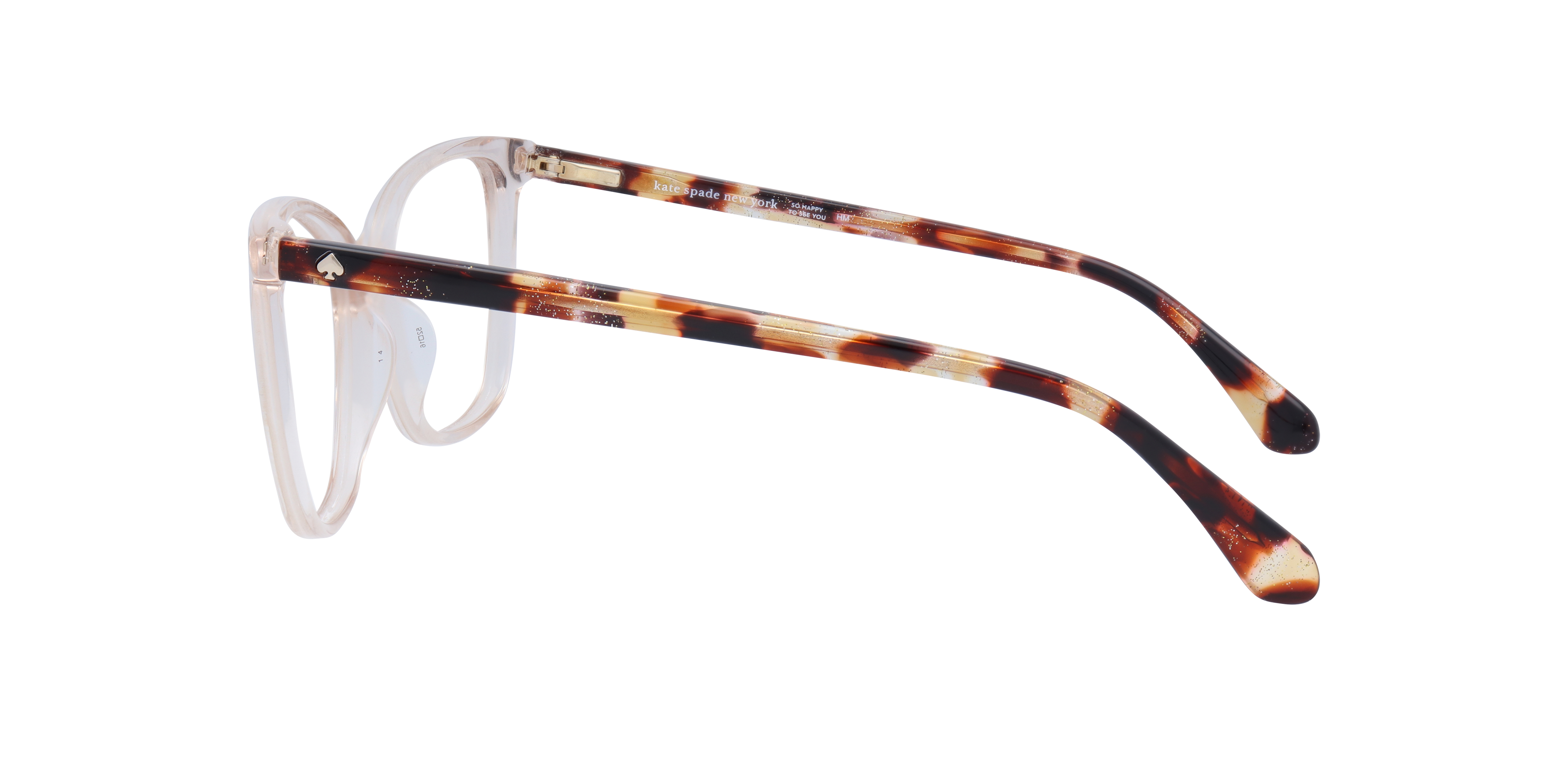 Darcie Clear AcetateEyeglass Frames for Glasses Direct, Side View