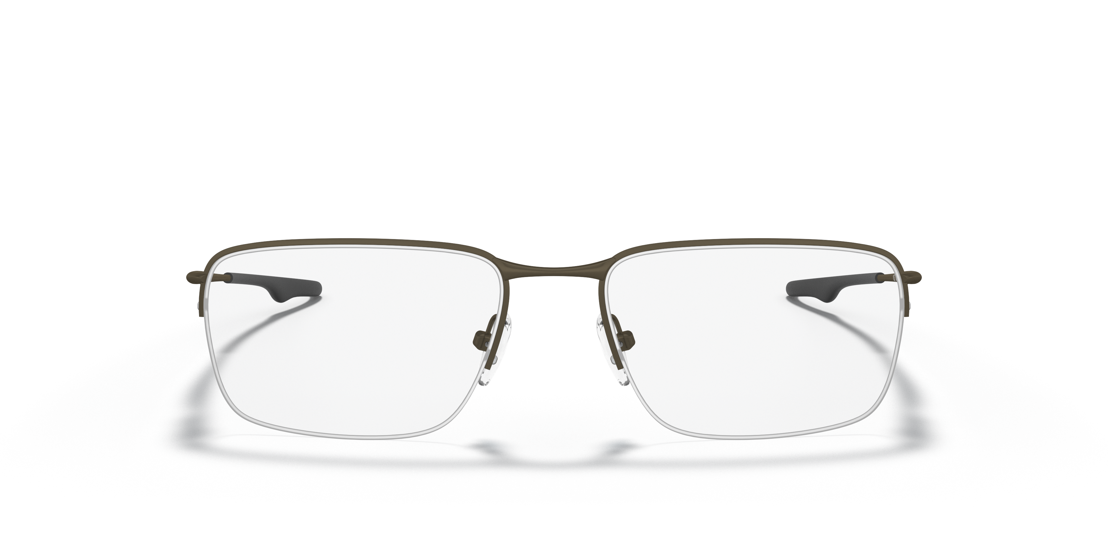 Wingback SQ Pewter TitaniumEyeglass Frames for Glasses Direct, Front View