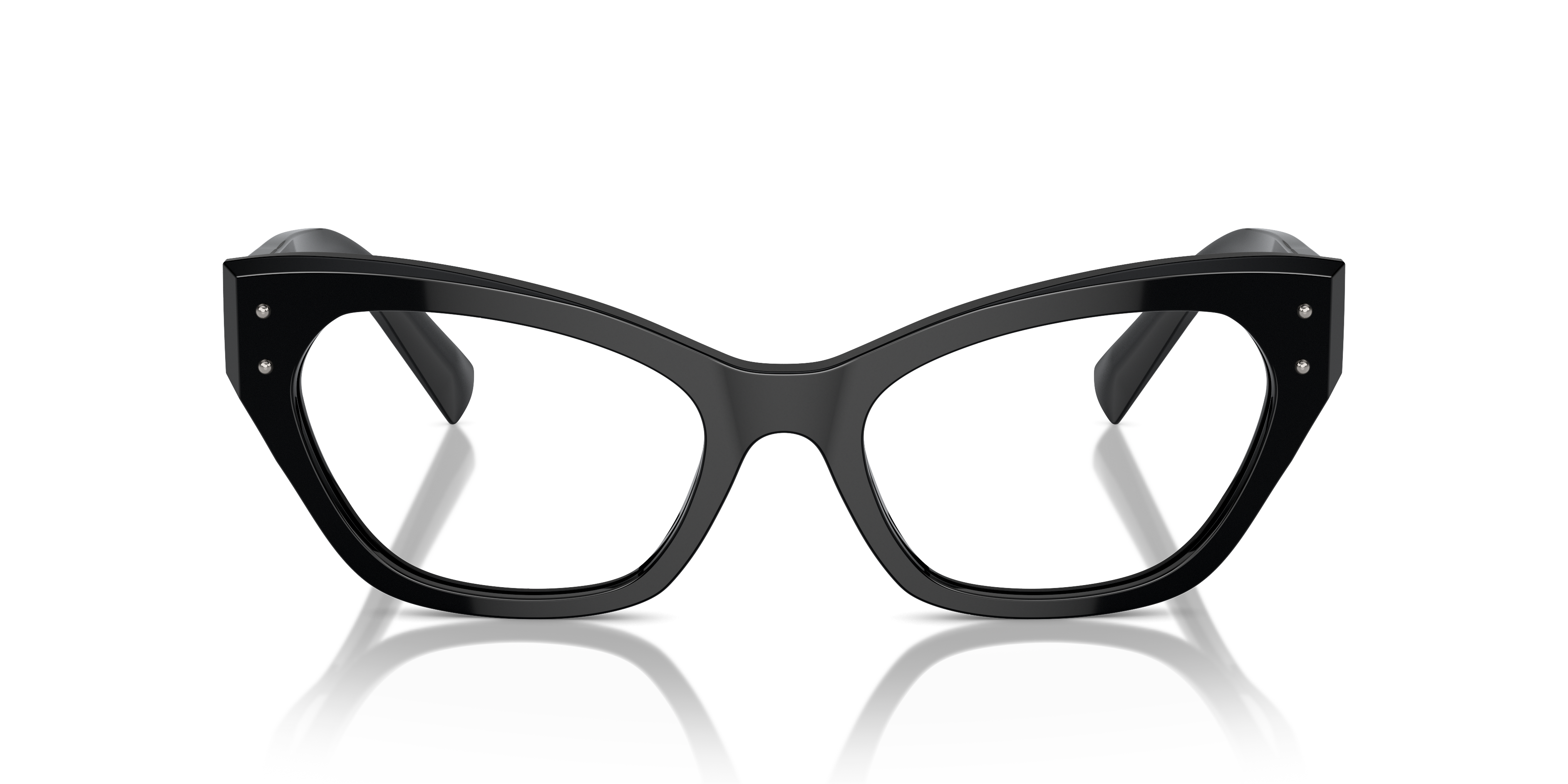DG3385 Black AcetateEyeglass Frames for Glasses Direct, Front View