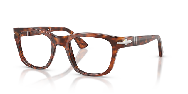 PO3389V Havana AcetateEyeglass Frames for Glasses Direct, Angle View