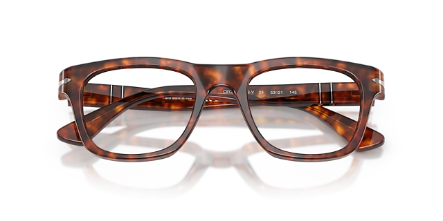 PO3389V Havana AcetateEyeglass Frames for Glasses Direct, Closed View