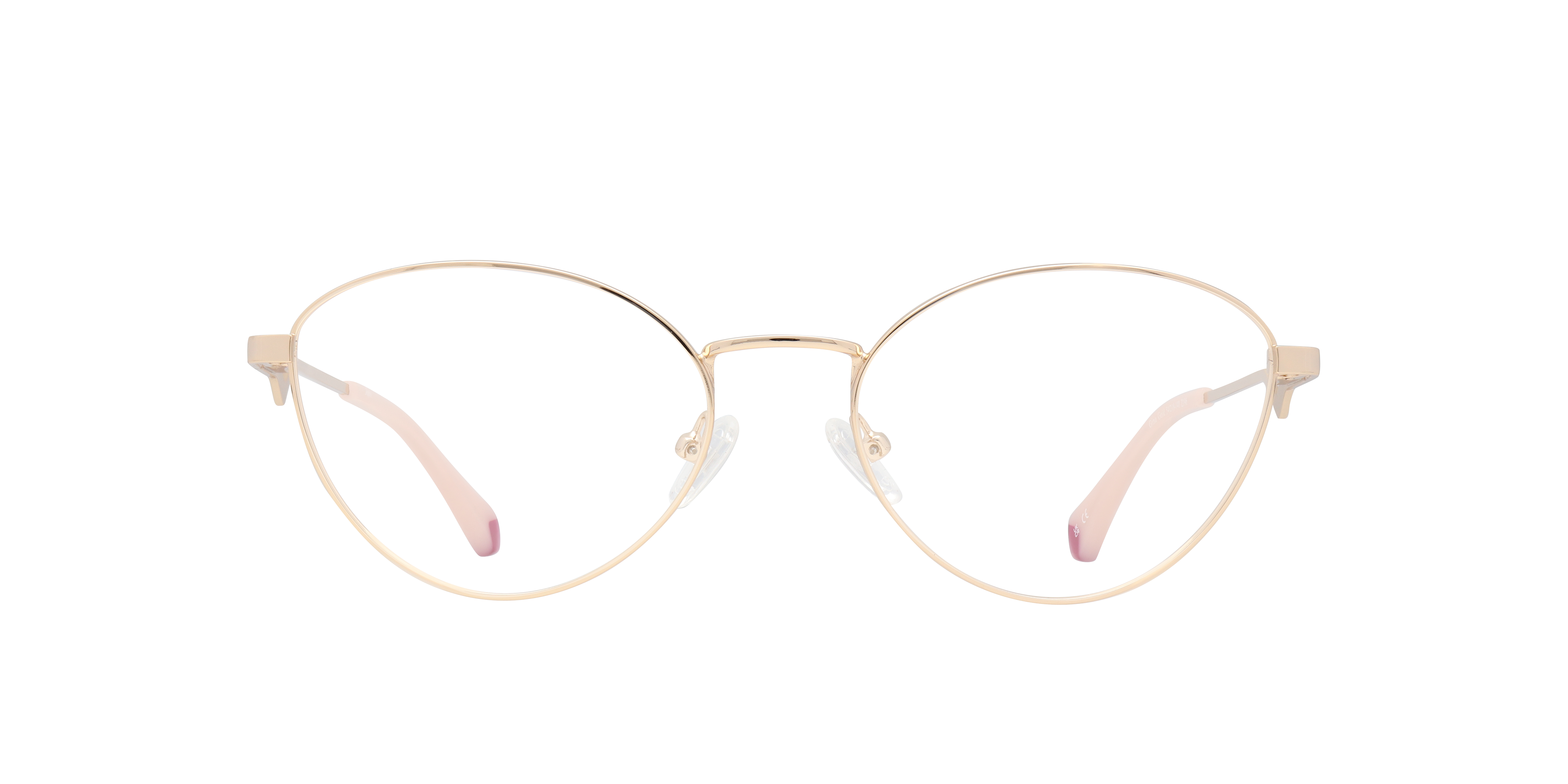 Gina Gold MetalEyeglass Frames for Glasses Direct, Front View