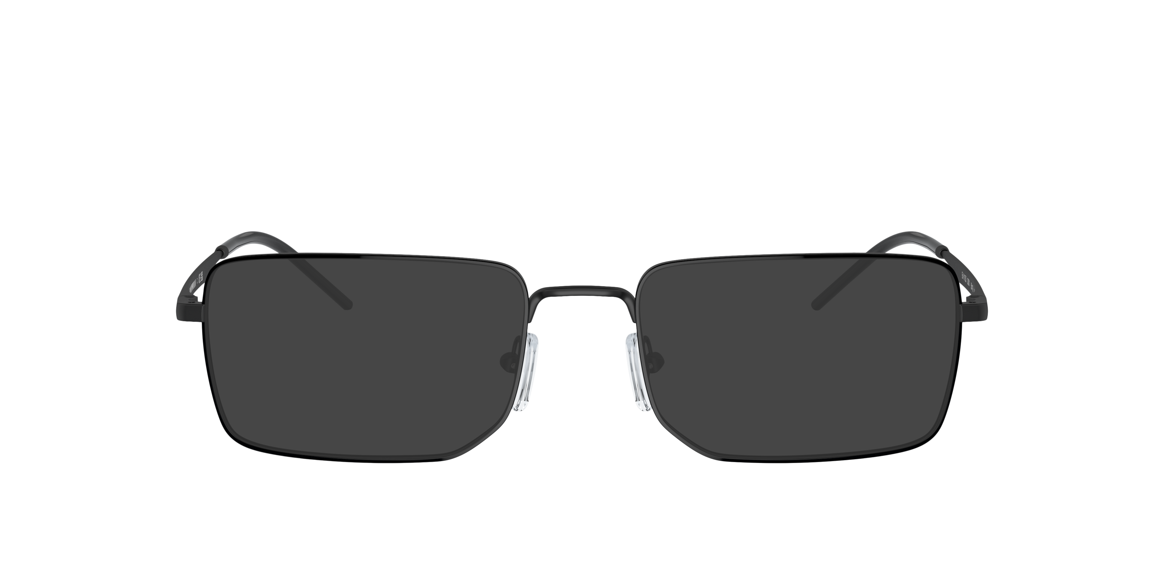 EA1153 Matte Black MetalEyeglass Frames for Glasses Direct, with Tinted Lenses