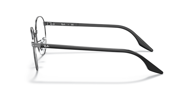 RB3691V Gunmetal MetalEyeglass Frames for Glasses Direct, Side View
