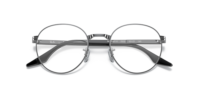 RB3691V Gunmetal MetalEyeglass Frames for Glasses Direct, Closed View