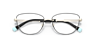 TF1142 Black On Pale Gold MetalEyeglass Frames for Glasses Direct, Closed View