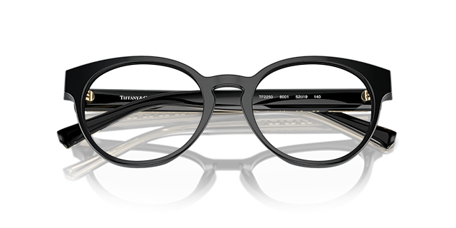 TF2250 Black AcetateEyeglass Frames for Glasses Direct, Closed View