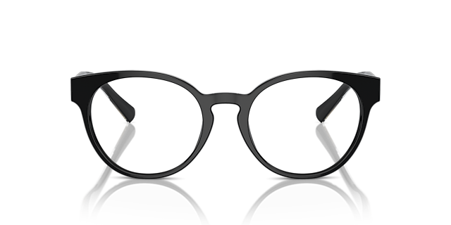 TF2250 Black AcetateEyeglass Frames for Glasses Direct, Front View
