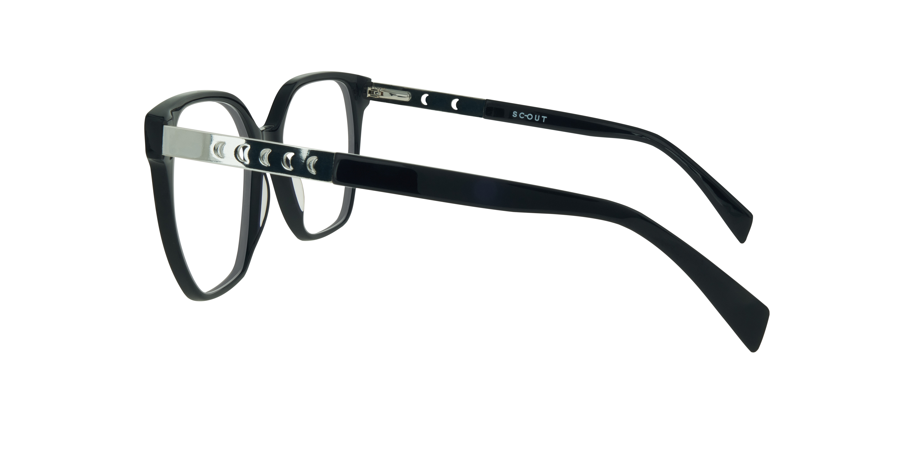 Kim Navy Blue AcetateEyeglass Frames for Glasses Direct, Side View