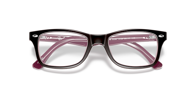 RB5228 Brown AcetateEyeglass Frames for Glasses Direct, Closed View