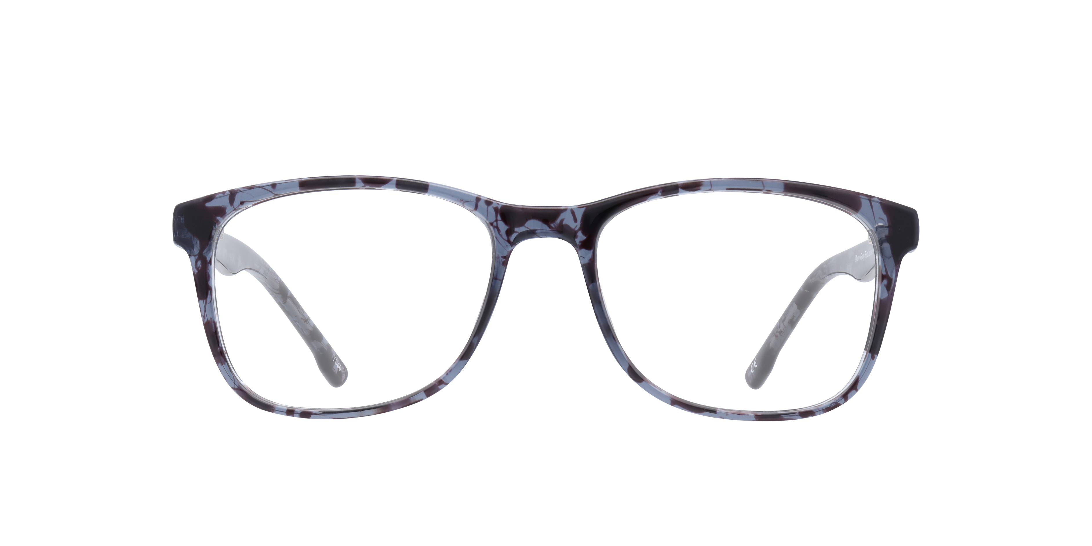 Drew Grey & Blue Havana PlasticEyeglass Frames for Glasses Direct, Front View