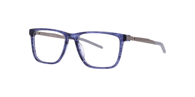 Curove Blue AcetateEyeglass Frames for Glasses Direct, Angle View