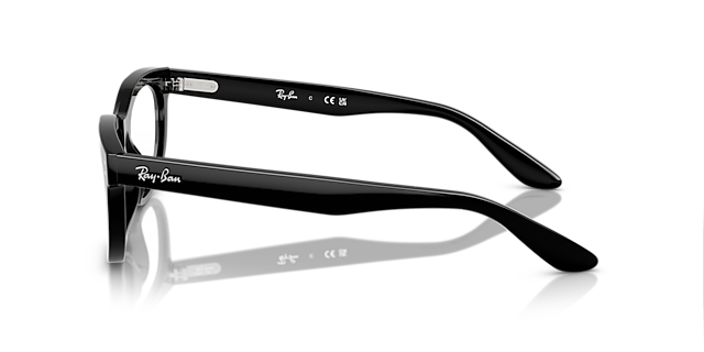 RB5489 Black AcetateEyeglass Frames for Glasses Direct, Side View