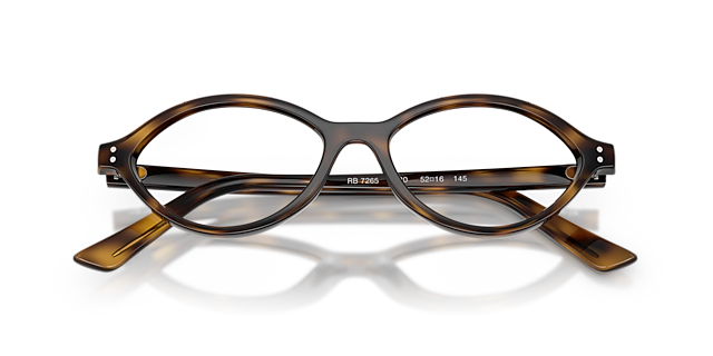 RB7265 Havana PlasticEyeglass Frames for Glasses Direct, Closed View