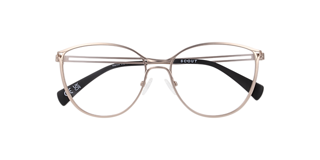 Marine Gold MetalEyeglass Frames for Glasses Direct, Closed View