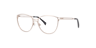 Marine Gold MetalEyeglass Frames for Glasses Direct, Angle View