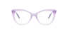 Meredith Pearly Purple AcetateEyeglass Frames for Glasses Direct, Front View