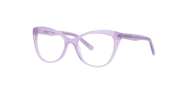 Meredith Pearly Purple AcetateEyeglass Frames for Glasses Direct, Angle View