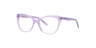 Meredith Pearly Purple AcetateEyeglass Frames for Glasses Direct, Angle View