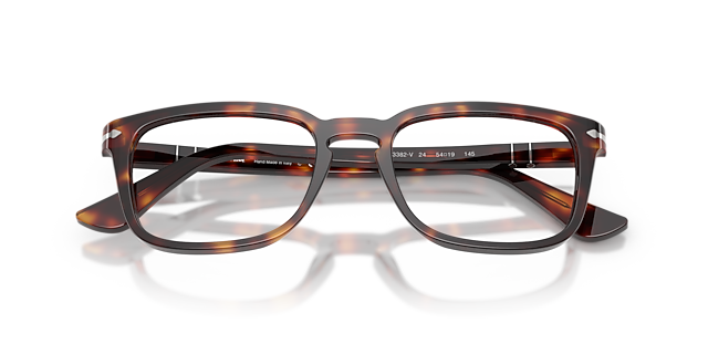 PO3382V Havana AcetateEyeglass Frames for Glasses Direct, Closed View