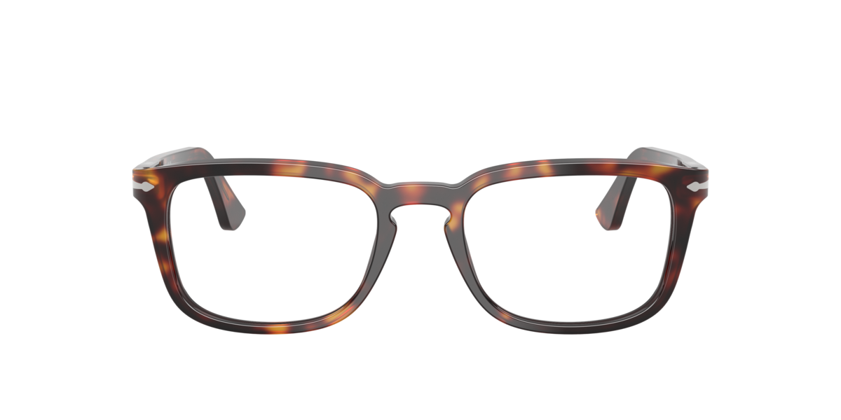 Persol Unisex Havana Pillow Acetate Eyeglasses Online - Full Rim - Po3382v