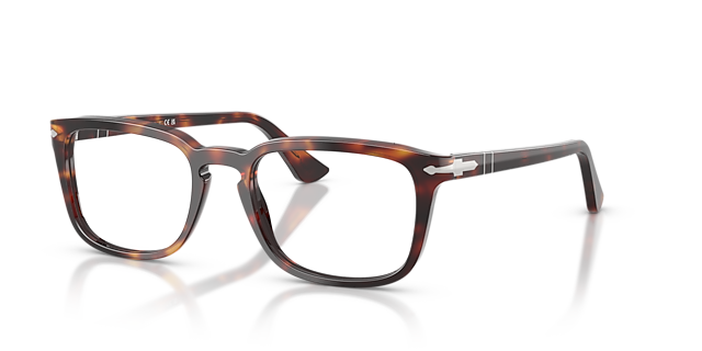 PO3382V Havana AcetateEyeglass Frames for Glasses Direct, Angle View
