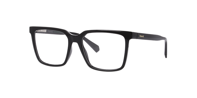 PLD D556/C Black PlasticEyeglass Frames for Glasses Direct, Angle View
