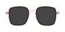 Hannah Crystal Nude PlasticEyeglass Frames for Glasses Direct, with Tinted Lenses